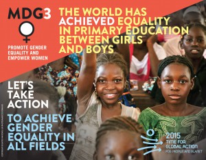 WPD 2015: taking stock of the MDGs (pt. 2): Gender Equality