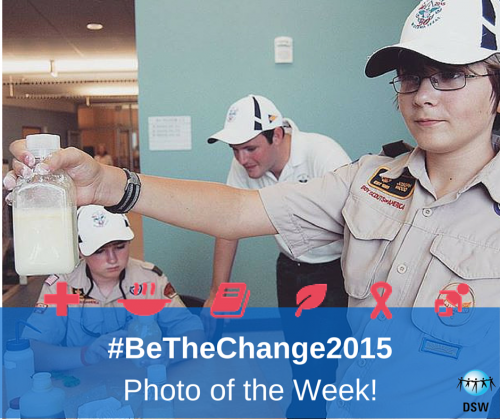 #BeTheChange2015 competition – our weekly winner!