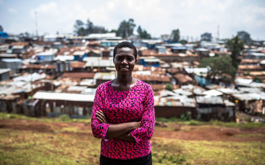 Daphne Adhiambo, 23,social activist for women and girls , in Kibera, Nairobi