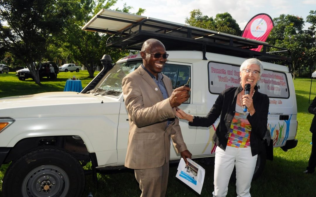 Big, colourful, international: celebrating the launch of Action 4 Health Uganda