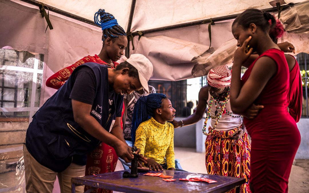 Community inreach day in Korogocho. Photos/Brian Otieno Ann Mbala, Community Health Volunteer, Korogocho, Photo: Brian Otieno (@storitellah)