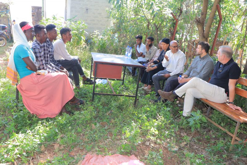 Visits by the Donors of the Abasem-Ergib Youth SRH Club located in Merawi rural county.